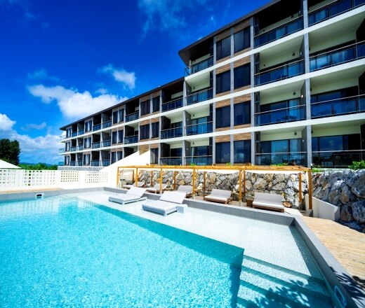 アウェイ沖縄古宇利島リゾート（後泊・那覇）　Ｘ　スカイマーク(SKYMARK)